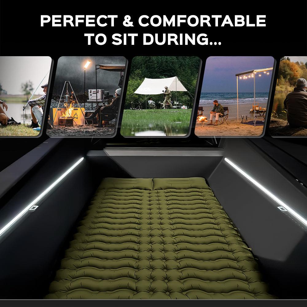 Vault Camping Air Mattress Truck Bed for Cybertruck - Evooor