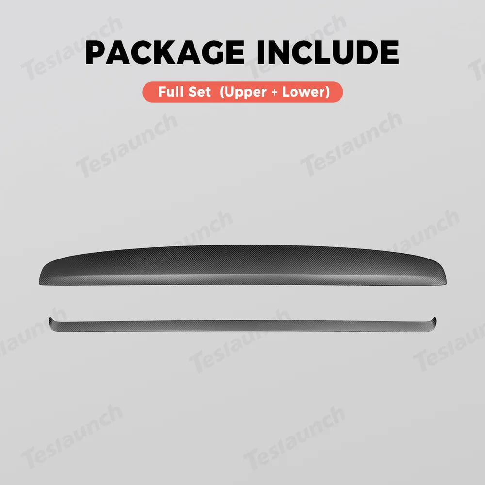 Carbon Fiber Dashboard Vent Trim Upgrade for Tesla Model Y 2025+ – Premium Juniper Finish - Evooor