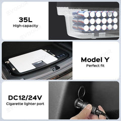 Tesla Model Y 35L Trunk Refrigerator Portable Trunk Freezer - Evooor