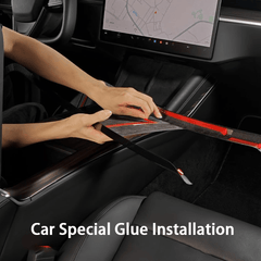 2022+ Tesla Model S/X Real Carbon Fiber Center Console Side Panel Upgrade - Evooor