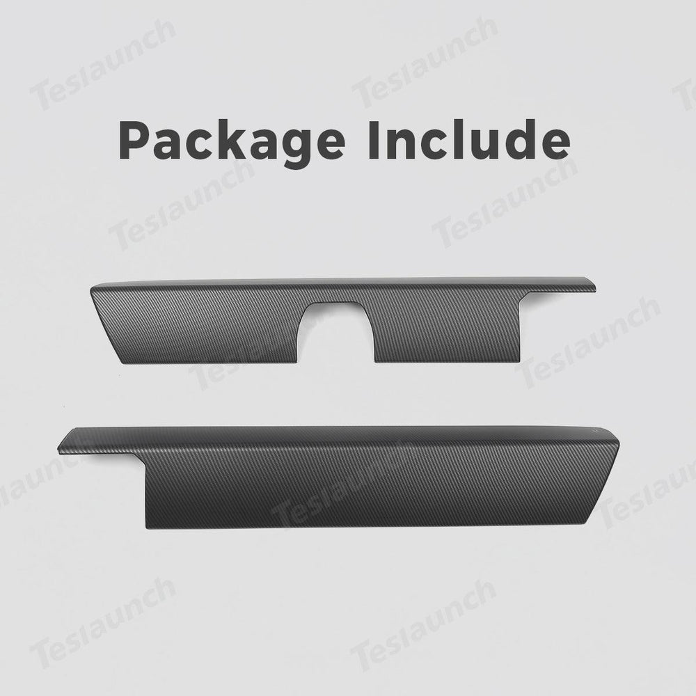 Dashboard Cover (Carbon Fiber Pattern ABS) for Cybertruck (2 PCS) - Evooor