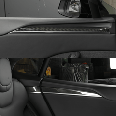 Premium Carbon Fiber Interior Door Panel Upgrade for Tesla Model S 2022 and Beyond - Evooor