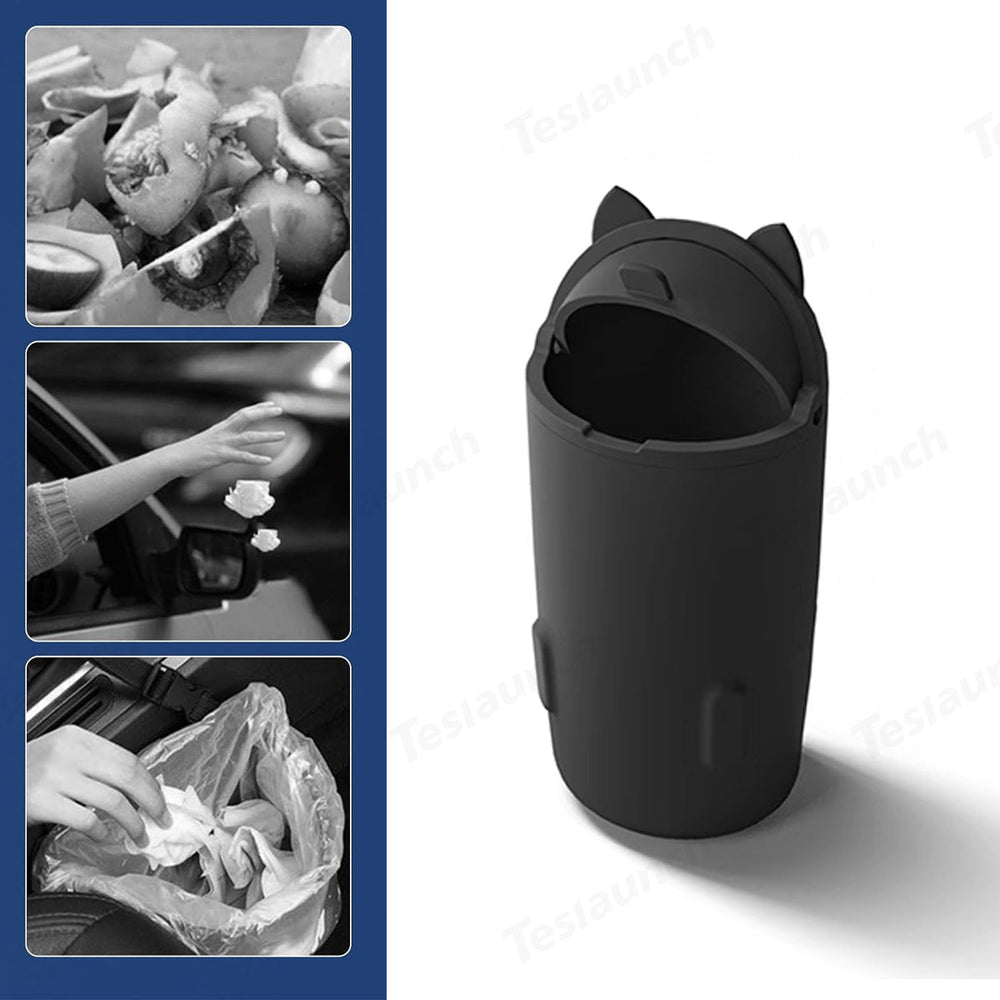 Tesla Model Y 2025+ Central Control Silicone Rubbish Bin Organizer - Juniper Color - Evooor