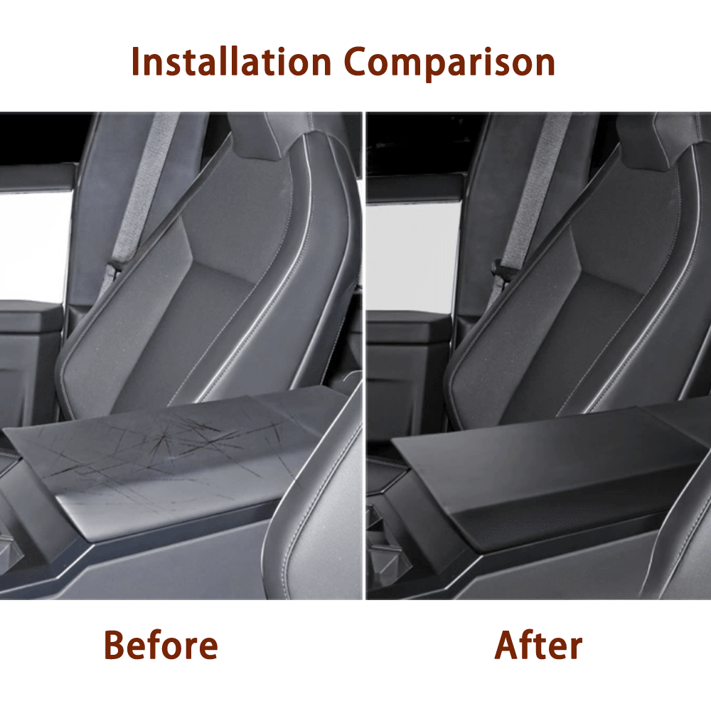 TPE Center Armrest Cover for Tesla Cybertruck - Evooor