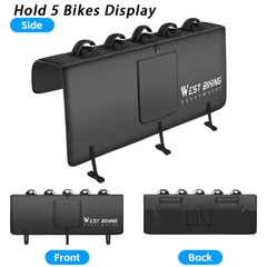 Bike Tailgate Shield Pad with Tool Pockets for Cybertruck - Evooor