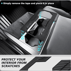Center Console Cup Holder Frame Trim Cover for Cybertruck - Evooor