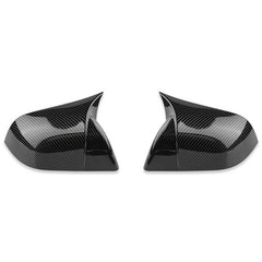 Carbon Fiber Mirror Caps with GT Style for Tesla Model 3 - Premium ABS Material, Pair (2017-2024) - Evooor