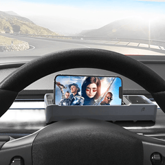 Tesla Model 3/Y Dashboard Storage Tray - Silicone Holder Organizer for Car Accessories - Evooor