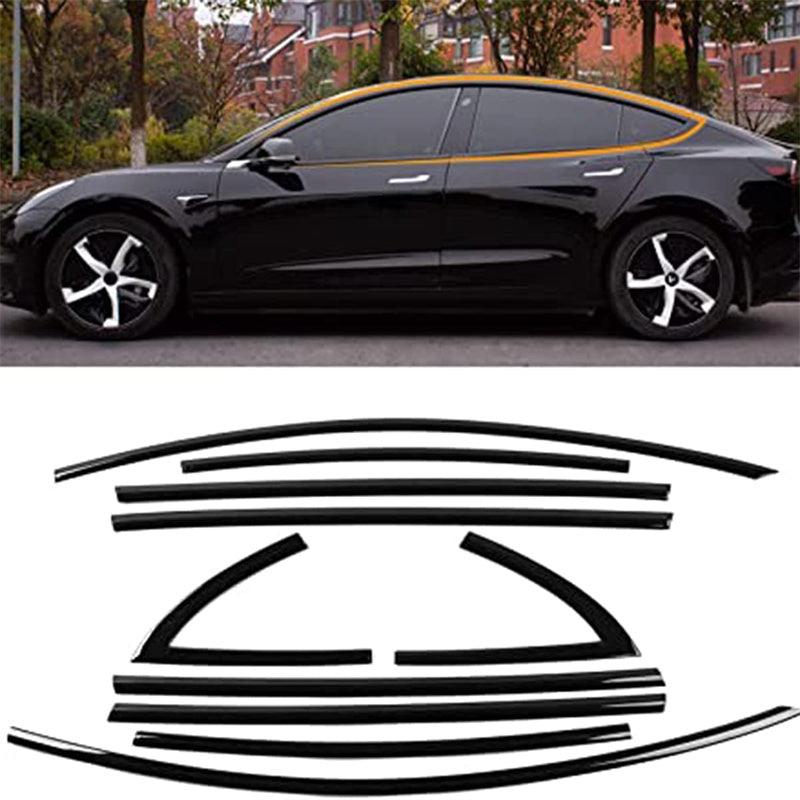 Model 3/Y Complete Chrome Delete Kit (10 Pcs) For Tesla(2017-2023) - Evooor