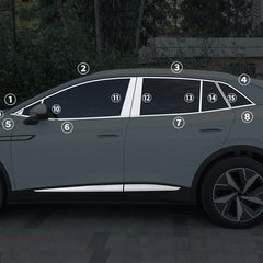 Stainless Steel Body Side/Window Trim Molding For VW ID.4 2021-2025 - Evooor