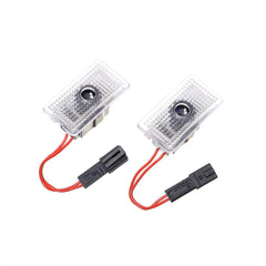 LED Plaid Projector Lights for Tesla Model 3 Y S X - Set of 2 Ultra-Bright Welcome Door Lamps - Evooor