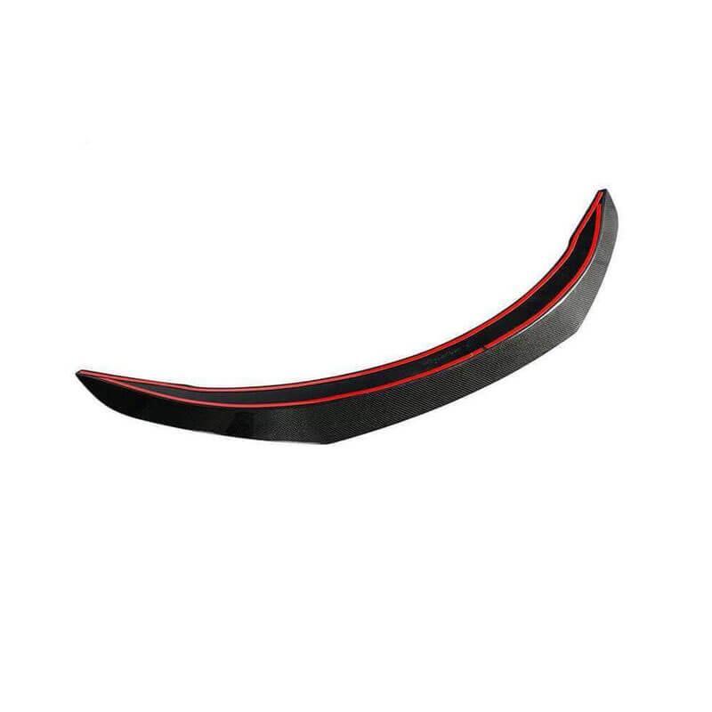High Performance Real Carbon Fiber Rear Spoiler Upgrade for Tesla Model 3 - Enhanced Aerodynamics and Style (2017-2023) - Evooor