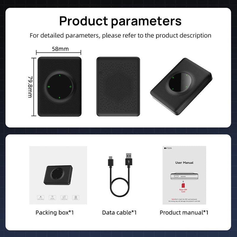 2024 Tesla Model 3/Y (2018-2024) Wirelessly Connect Apple Carplay on Tesla Main Screen ( iOS 10+/Android 11+) - Evooor