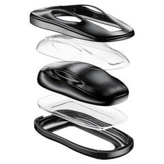 Model 3/Y/S/X Key Fob Cover Case Aluminum Metal Key Holder For Tesla(2012-2023) - Evooor