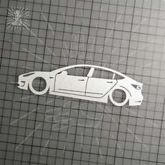 Model 3/Y/S/X Don't Touch My Car Humorous Decorative Sticker For Tesla - Evooor