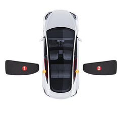 Tesla Model S(2012-2023) Privacy Thermal Insulated Curtains Window Sunshades - Tesla Camping Car Accesories for Sun Protection - Evooor