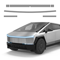 Front Light Bar & Taillight Black Vinyl DIY Wrap Kit for Cybertruck - Evooor