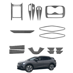 Carbon Fiber Inner Door Handle Bowl Trim Sticker For VW ID.4 2021+ - Evooor