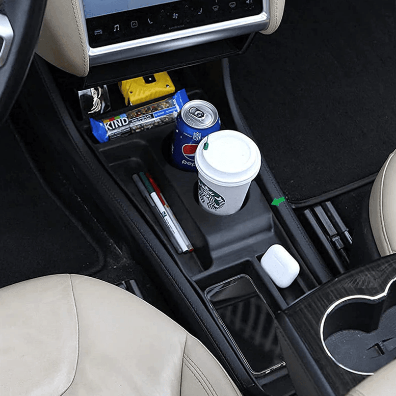 Model S Center Console Organizer Cup Holder Container for Tesla(2012-2015) - Evooor