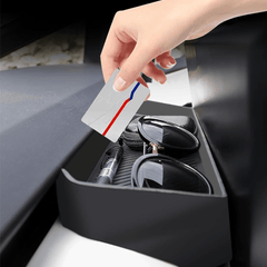 Silicone Center Console Behind Screen Storage Box for Cybertruck - Evooor