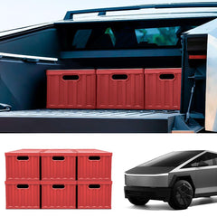 Foldable Vault Cargo Storage Bins for Cybertruck - Evooor