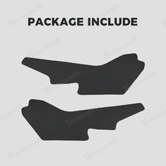 Extended-Length Center Console Side Kick Protection Pads -2-Piece Napa Leather Set for Tesla Model Y Juniper 2025+ - Evooor