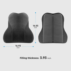 Alcantara Seat Lumbar Support Pillow For VW ID.4 2021-2025 - Evooor