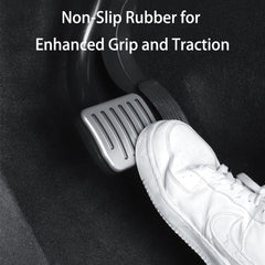 Enhanced Non-Slip Alloy Brake Pedal Cover Upgrade for Tesla Model 3/Y: Boost Performance and Style - Evooor