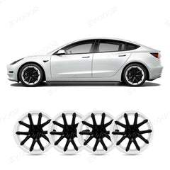 Model 3 18'' Aero Wheels Cover Hubcaps Replacement 4PCS for Tesla (2017-2023) - Evooor