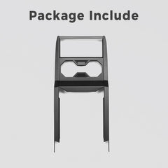 Carbon Fiber Style Center Console Cup Holder Panel Trim Cover for Tesla Cybertruck - Evooor