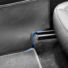 Center Console Side Kick Protectors – Leather Covers for Tesla Model Y Juniper 2025+ - Evooor