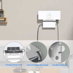 High-Speed Router Mount Kit with Integrated Power Supply for Starlink Gen 3 Internet Setup - Evooor