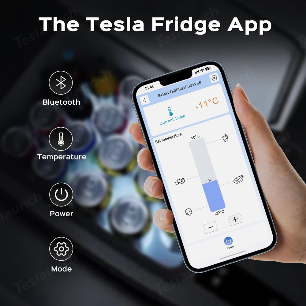 Portable Trunk Freezer for Tesla Model X - 40L Capacity, Ideal for 6-7 Seats, US Version - Evooor