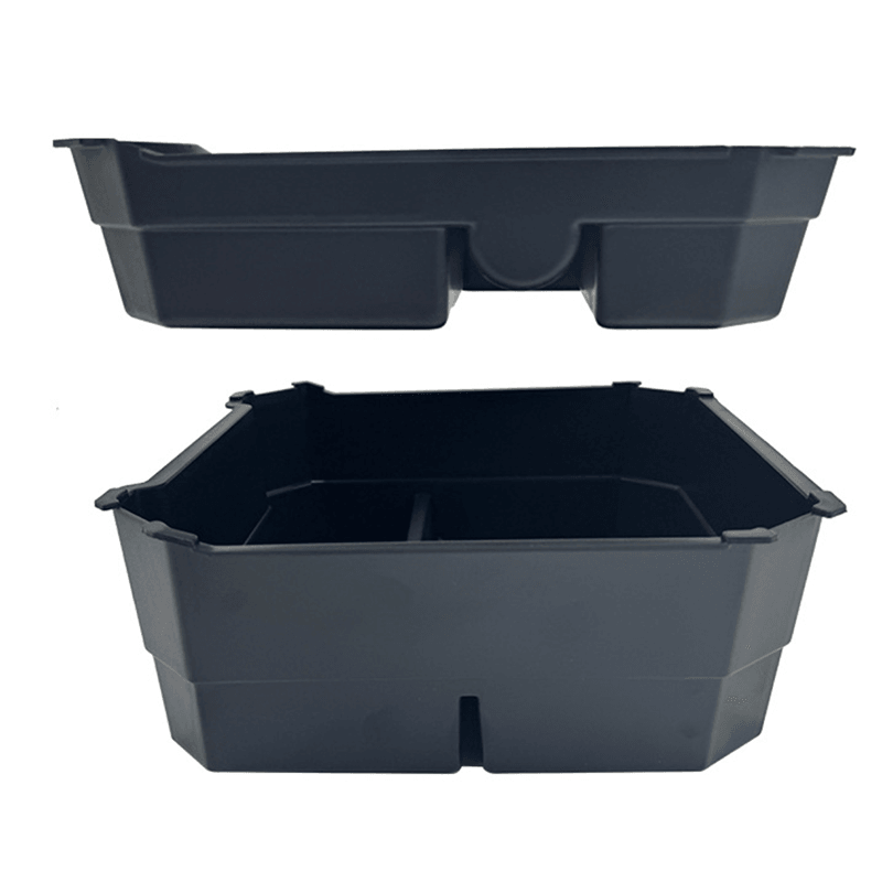 Double-layer Center Console Storage Tray Organizer Box for Tesla Cybertruck (2-pack) - Evooor