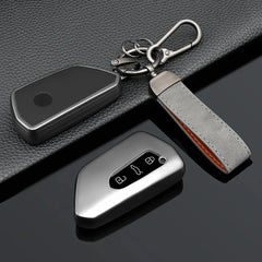 TPU Titanium Gray Car Key Case Cover For VW ID.3 2025 - Evooor