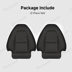 Leather Kick Mat Seat Back Protector for Tesla Model Y Juniper 2025+ - Evooor