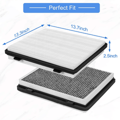 HEPA Air Filter with Activated Carbon for Tesla Cybertruck - Evooor