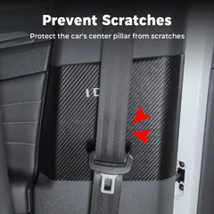 Leather B-Pillar Anti-Collision Sticker For VW ID.4 2021-2025(2PCS) - Evooor