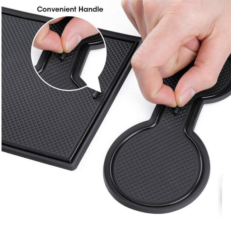 Model 3 Center Console & Cupholder Liner Kit Mat for Tesla(2017-2020) - Evooor