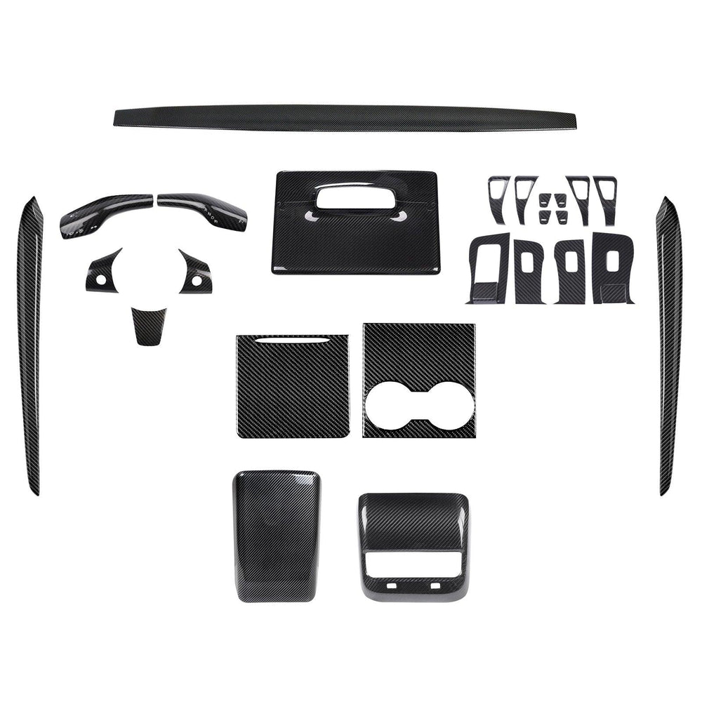 Premium Carbon Fiber Interior Trim Kit for Tesla Model 3 and Model Y - Upgrade Your Interior with High-Quality Wraps - Evooor