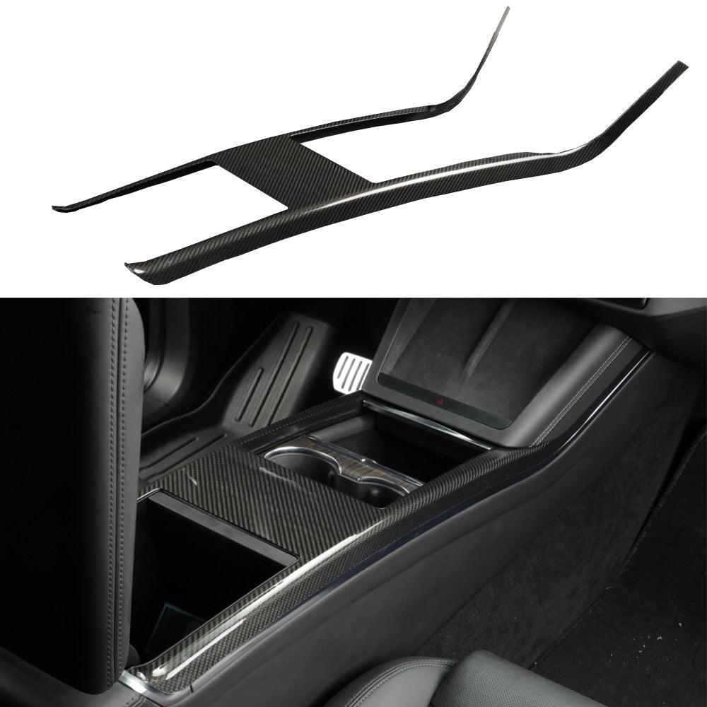 2022+ Tesla Model S/X Real Carbon Fiber Center Console Side Panel Upgrade - Evooor