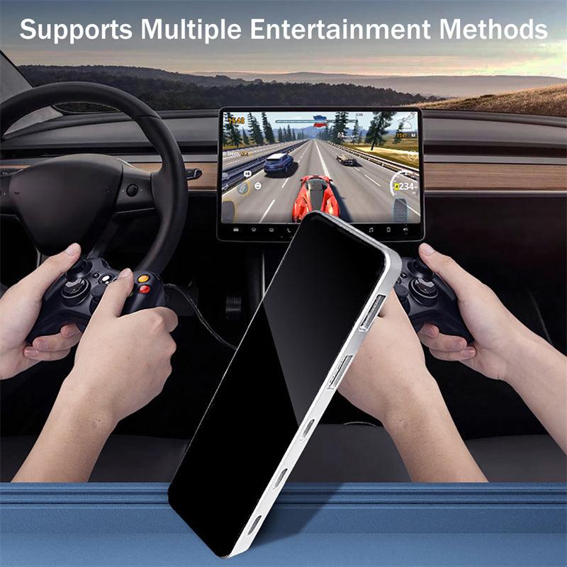Tesla Model 3/Y Docking Station-6-in-1 USB Hub Expansion Adapter - Evooor