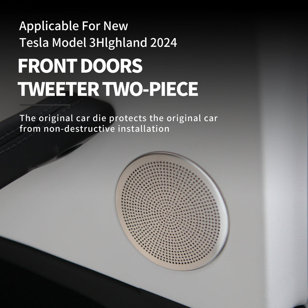 2024 Tesla Model 3 Highland Door Speaker Protective Cover Rear Exhaust Air Vent Protective Cover - Evooor
