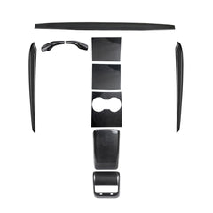Premium Carbon Fiber Interior Trim Kit for Tesla Model 3 and Model Y - Upgrade Your Interior with High-Quality Wraps - Evooor