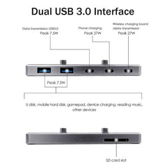 Tesla Model 3/Y Docking Station-6-in-1 USB Hub Expansion Adapter - Evooor