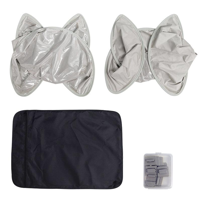 Tesla Alcantara Suede Ice Crystal Double Insulation Sunroof Sunshade for Model 3/Y - Evooor