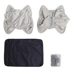 Tesla Alcantara Suede Ice Crystal Double Insulation Sunroof Sunshade for Model 3/Y - Evooor