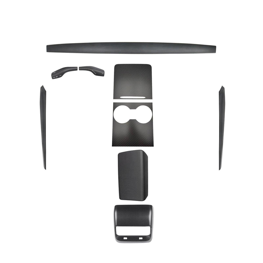 Premium Carbon Fiber Interior Trim Kit for Tesla Model 3 and Model Y - Upgrade Your Interior with High-Quality Wraps - Evooor
