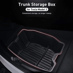 Tesla Model 3 Trunk Storage Box with Organizational Features for (2017-2020) Models - Evooor