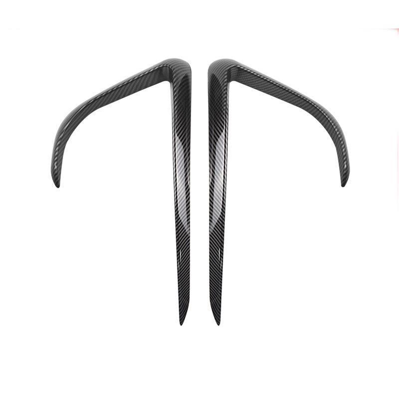 Tesla Model Y Fog Light Canards Fog Lamp Overlays Protective Film Covers (1 Pair) (2020-2023) - Evooor